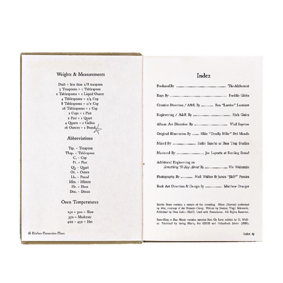 Freddie Gibbs x The Alchemist - Alfredo Cookbook